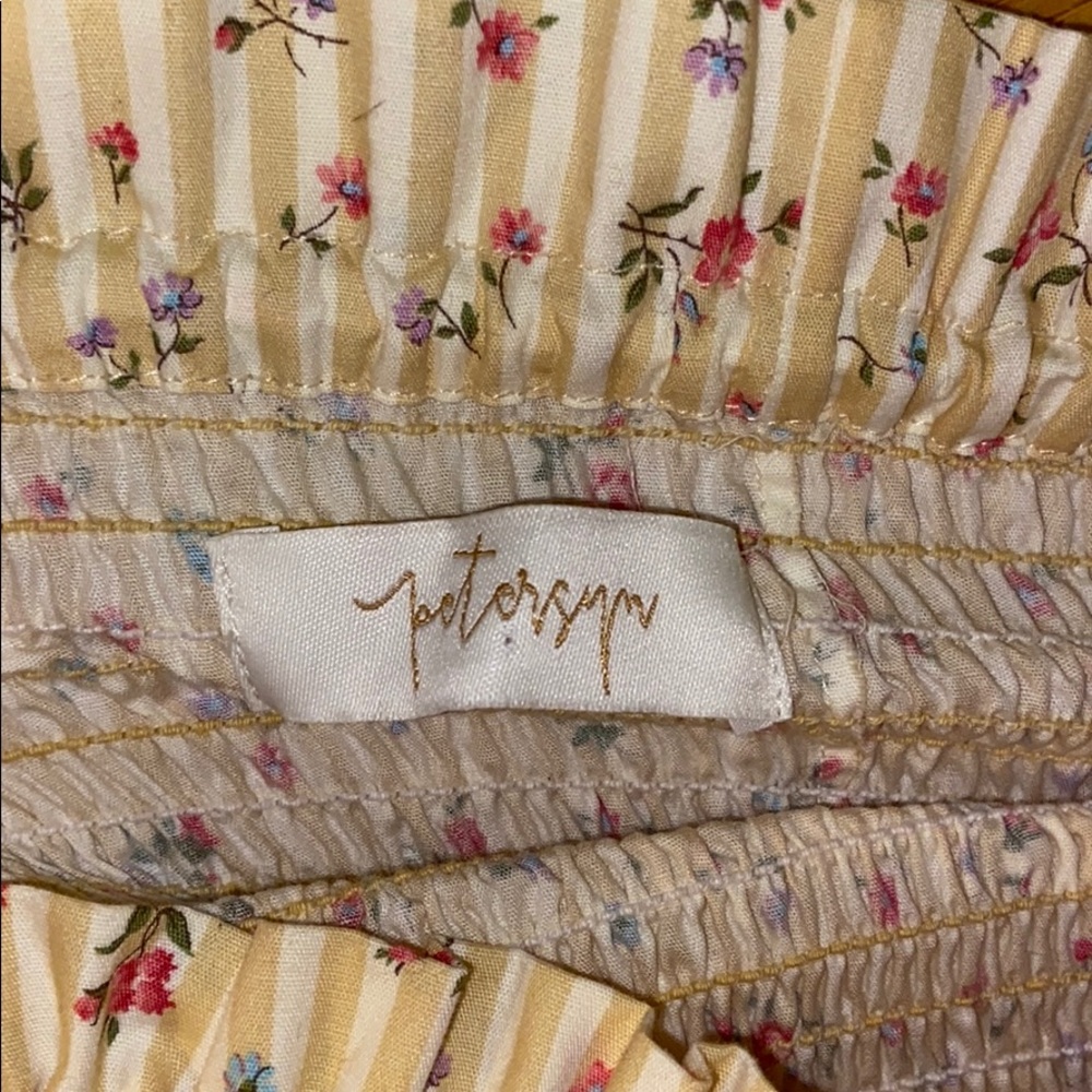 Petersyn Yellow Barrett Ruffle Skirt Size Xs - Picture 7 of 10